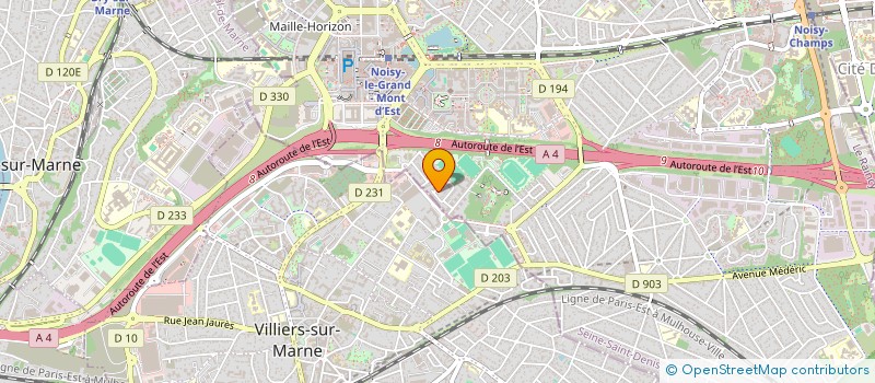 localisation de l'entreprise MADAME MURIEL CECILE EMERY  NOISY-LE-GRAND