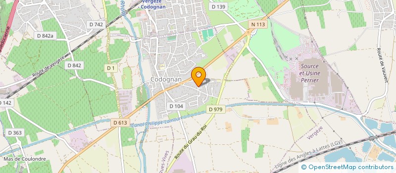 localisation de l'entreprise MADAME MURIEL CERDA  CODOGNAN