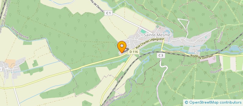 localisation de l'entreprise MADAME MURIEL CHABRERIE  SAINTE-MESME