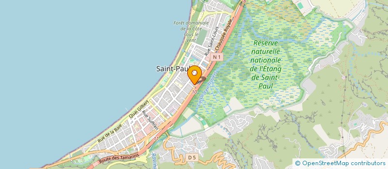 localisation de l'entreprise MADAME MURIEL CHALLE  SAINT-PAUL