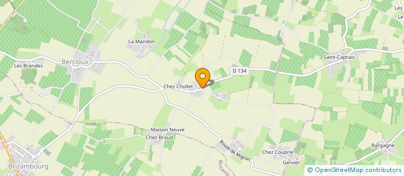 localisation de l'entreprise MADAME MURIEL CHARLES  BERCLOUX