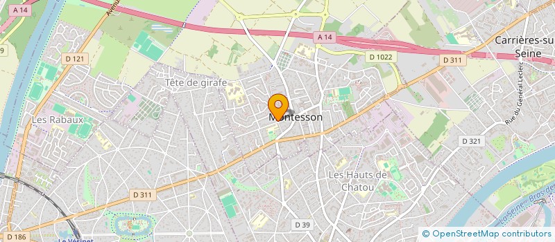 localisation de l'entreprise MADAME MURIEL CHARLOT  CROISSY-SUR-SEINE