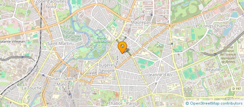 localisation de l'entreprise MADAME MURIEL CHARLOT  RENNES