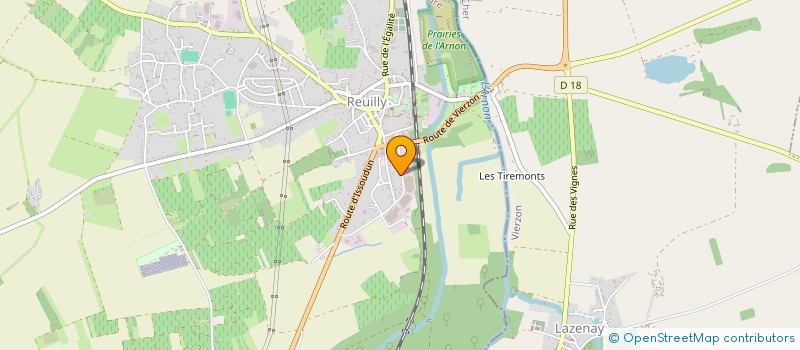 localisation de l'entreprise MADAME MURIEL CHARTIER à REUILLY