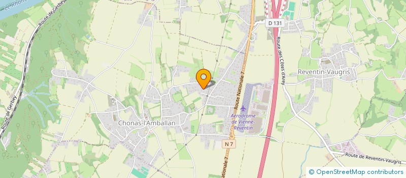 localisation de l'entreprise MADAME MURIEL CHATEAUX  CHONAS-L'AMBALLAN