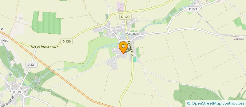 localisation de l'entreprise MADAME MURIEL CHAUMET  VARAIZE