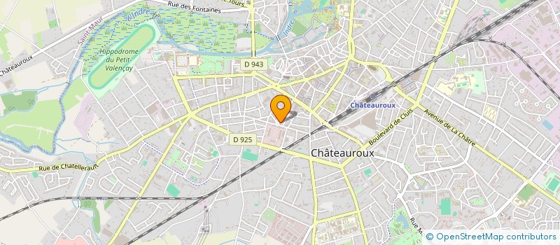 localisation de l'entreprise MADAME MURIEL CHAUSSET à CHATEAUROUX
