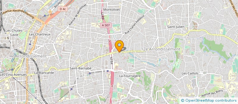 localisation de l'entreprise MADAME MURIEL CHEFTEL à MARSEILLE