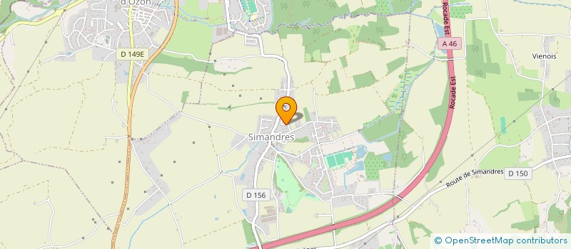 localisation de l'entreprise MADAME MURIEL CHIRINIAN  SIMANDRES