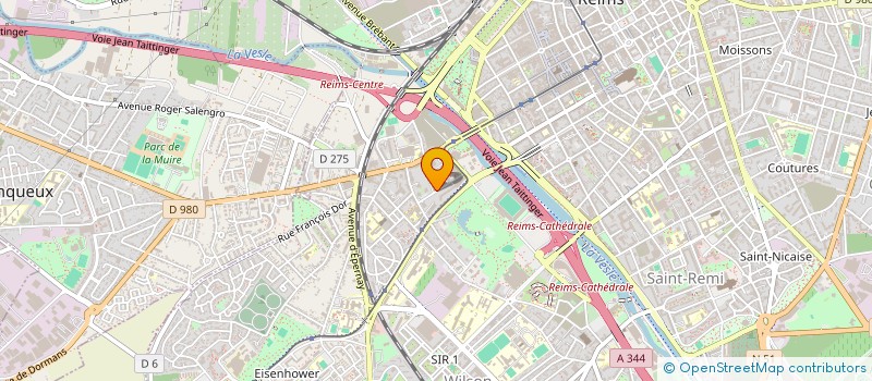 localisation de l'entreprise MADAME MURIEL CHOQUET  REIMS