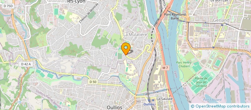 localisation de l'entreprise MADAME MURIEL COATIVY  LA MULATIERE