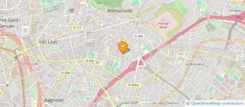 localisation de l'entreprise MADAME MURIEL COLAGRANDE à BAGNOLET