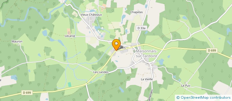 localisation de l'entreprise MADAME MURIEL COLLIN à MAISONNAIS-SUR-TARDOIRE