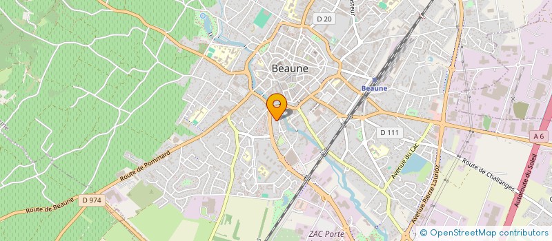 localisation de l'entreprise MADAME MURIEL COMPAROT à BEAUNE