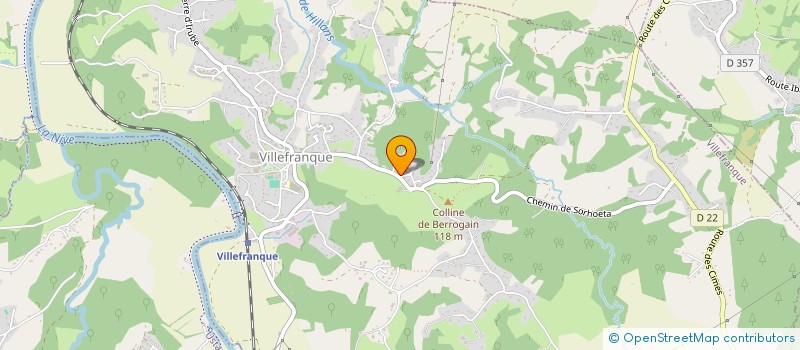 localisation de l'entreprise MADAME MURIEL COMTE à VILLEFRANQUE