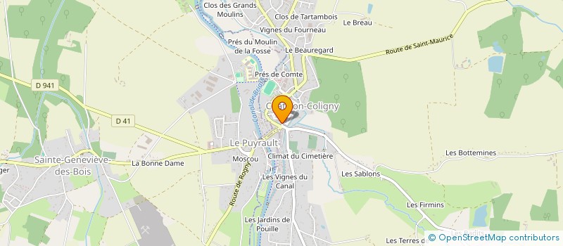 localisation de l'entreprise MADAME MURIEL CONNAULT à CHATILLON-COLIGNY