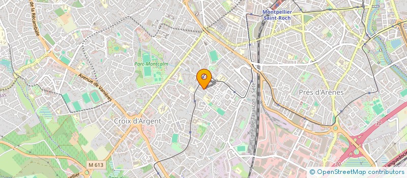 localisation de l'entreprise MADAME MURIEL COQUARD à MONTPELLIER