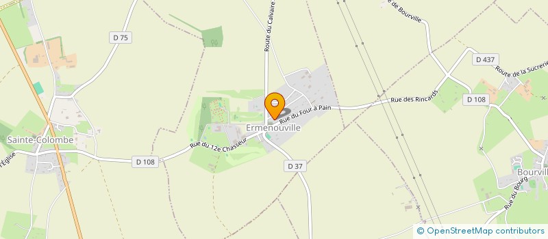 localisation de l'entreprise MADAME MURIEL CORRION  ERMENOUVILLE