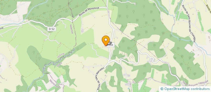 localisation de l'entreprise MADAME MURIEL COTTE  MONTAGNE