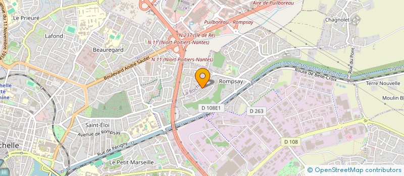 localisation de l'entreprise MADAME MURIEL COTTENNEC  LA ROCHELLE