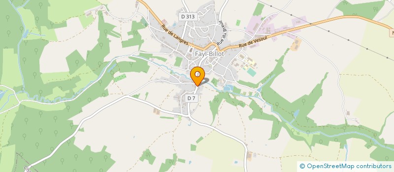 localisation de l'entreprise MADAME MURIEL CREUX à FAYL-BILLOT