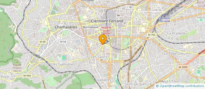 localisation de l'entreprise MADAME MURIEL CROS à CLERMONT-FERRAND