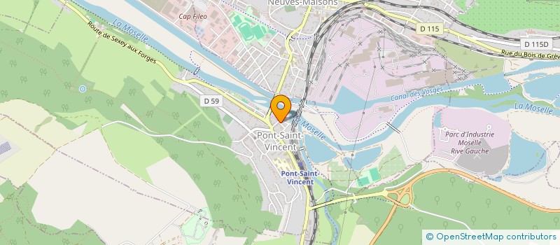 localisation de l'entreprise MADAME MURIEL DA SILVA  PONT-SAINT-VINCENT