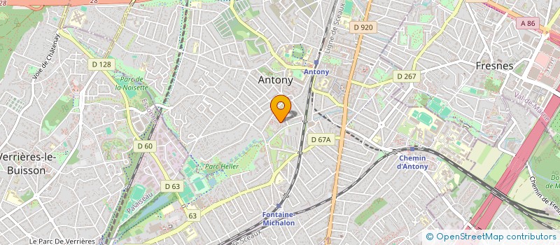 localisation de l'entreprise MADAME MURIEL DANO DANO à ANTONY