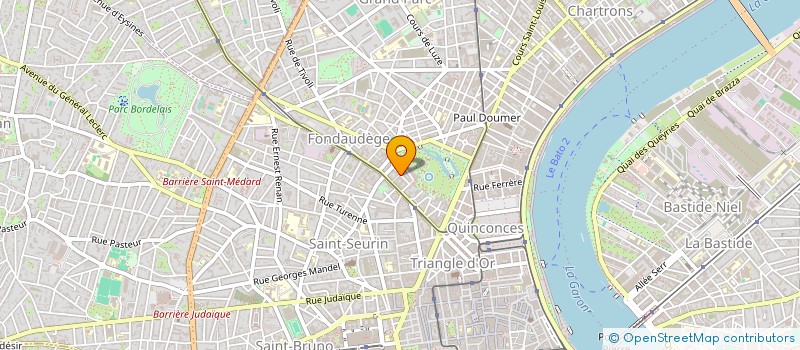 localisation de l'entreprise MADAME MURIEL DARGENT  BORDEAUX