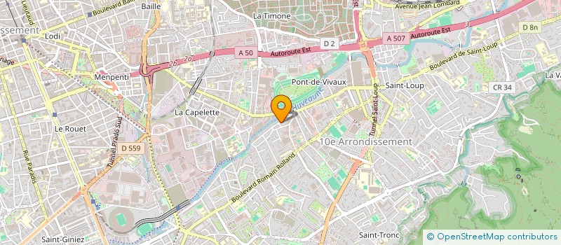 localisation de l'entreprise MADAME MURIEL DARMON à MARSEILLE