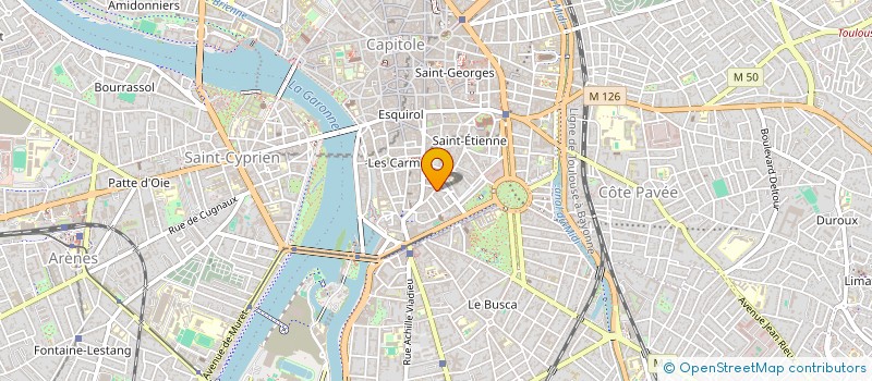 localisation de l'entreprise MADAME MURIEL DAROUX  TOULOUSE