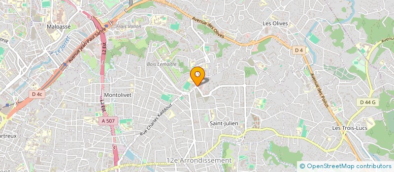 localisation de l'entreprise MADAME MURIEL DAUMAS-MICHAUD à MARSEILLE