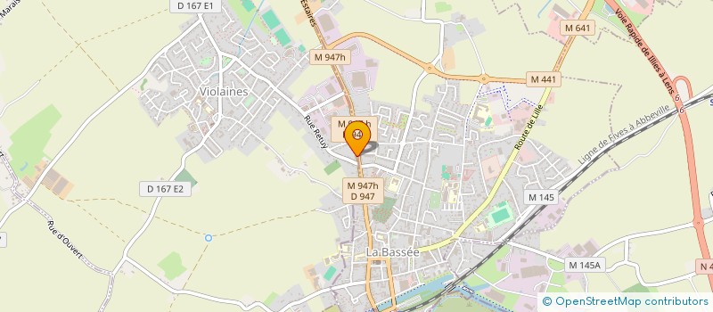 localisation de l'entreprise MADAME MURIEL DAURY  VIOLAINES