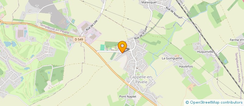 localisation de l'entreprise MADAME MURIEL DE GEYTER  CAPPELLE-EN-PEVELE