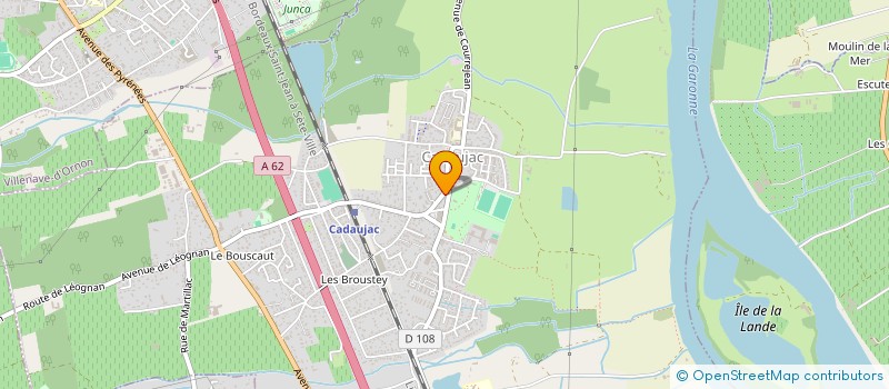 localisation de l'entreprise MADAME MURIEL DEFOND  CADAUJAC