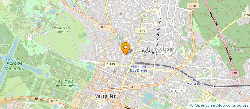 localisation de l'entreprise MADAME MURIEL DEKERSAINTGILLY à VERSAILLES