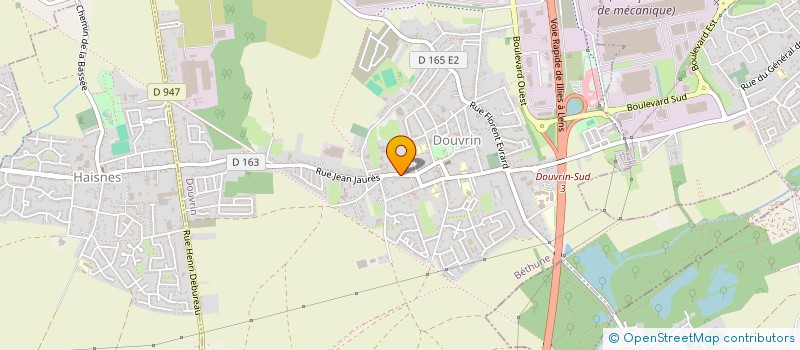 localisation de l'entreprise MADAME MURIEL DELAUTRE  DOUVRIN