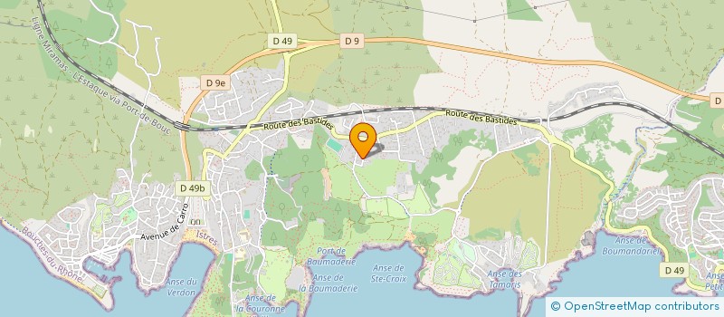 localisation de l'entreprise MADAME MURIEL DEMAZURE  MARTIGUES