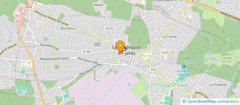 localisation de l'entreprise MADAME MURIEL DENEUX  SAINT-MEDARD-EN-JALLES