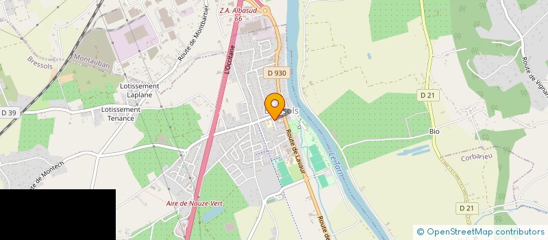 localisation de l'entreprise MADAME MURIEL DENJEAN  BRESSOLS