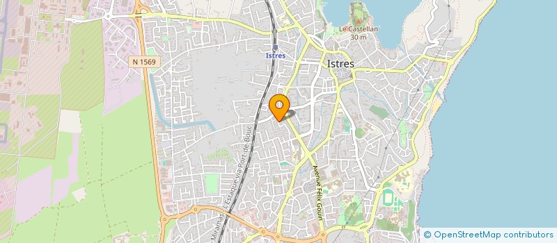 localisation de l'entreprise MADAME MURIEL DEPOISIER  ISTRES