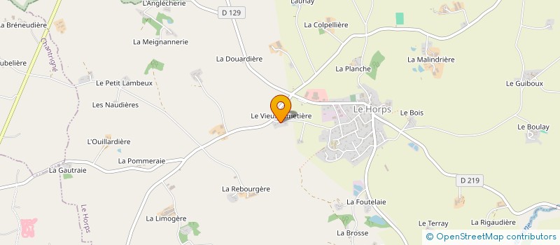 localisation de l'entreprise MADAME MURIEL DEROUAULT  LE HORPS