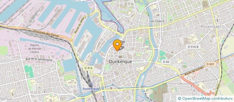 localisation de l'entreprise MADAME MURIEL DESAN à DUNKERQUE