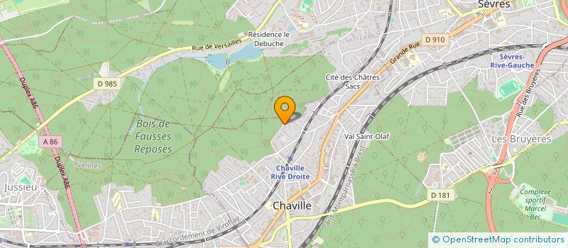 localisation de l'entreprise MADAME MURIEL DESMOULINS à CHAVILLE