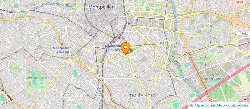 localisation de l'entreprise MADAME MURIEL DESPAUX à MONTPELLIER