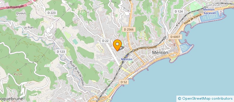 localisation de l'entreprise MADAME MURIEL DESPOIS à MENTON