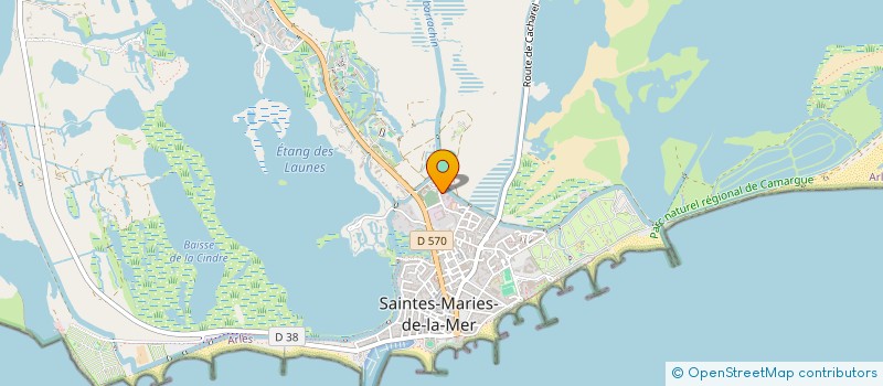 localisation de l'entreprise MADAME MURIEL DEVAUX  SAINTES-MARIES-DE-LA-MER