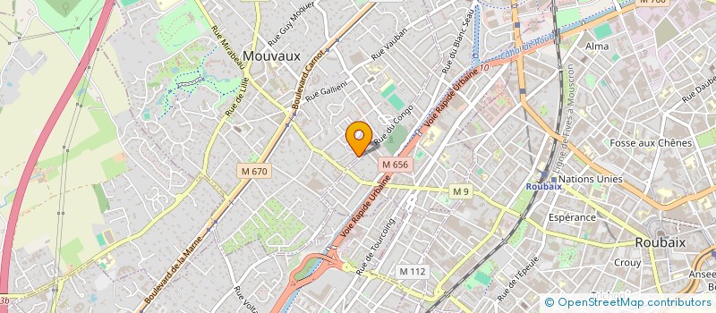 localisation de l'entreprise MADAME MURIEL DHALLEWIN à MOUVAUX