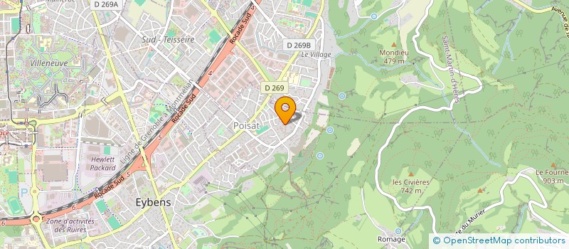 localisation de l'entreprise MADAME MURIEL DI TOMMASO  POISAT