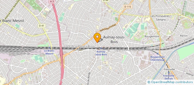 localisation de l'entreprise MADAME MURIEL DIREUR à AULNAY-SOUS-BOIS